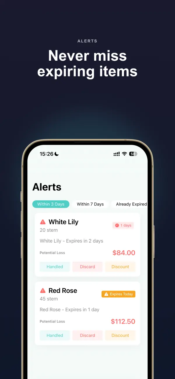 Freshlytics 截图：3 秒极速录入新商品