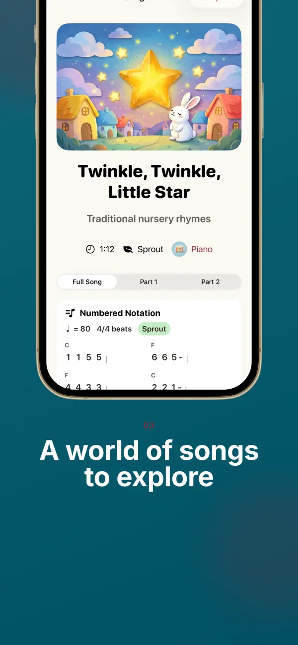 Numelody 应用截图：动物乐队音乐世界旅程